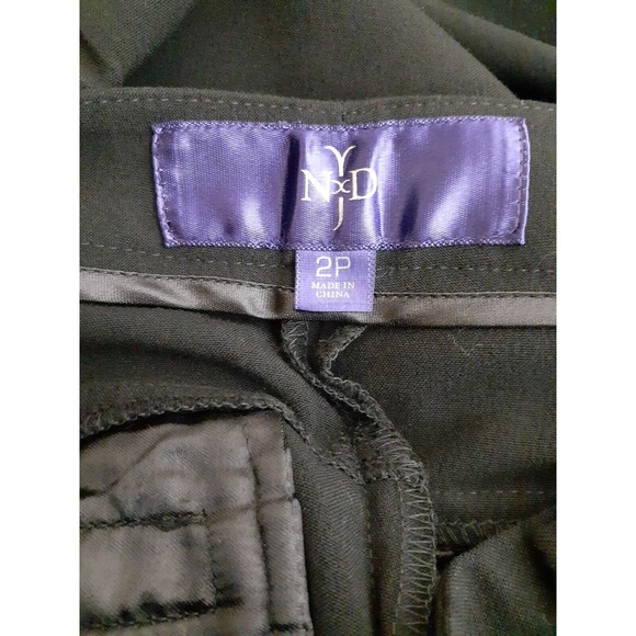 NWT NYDJ Lift Tuck Marilyn Pants Sz 2P Black Shaping Straight Leg SOLD ON EBAY - Picture 6 of 11